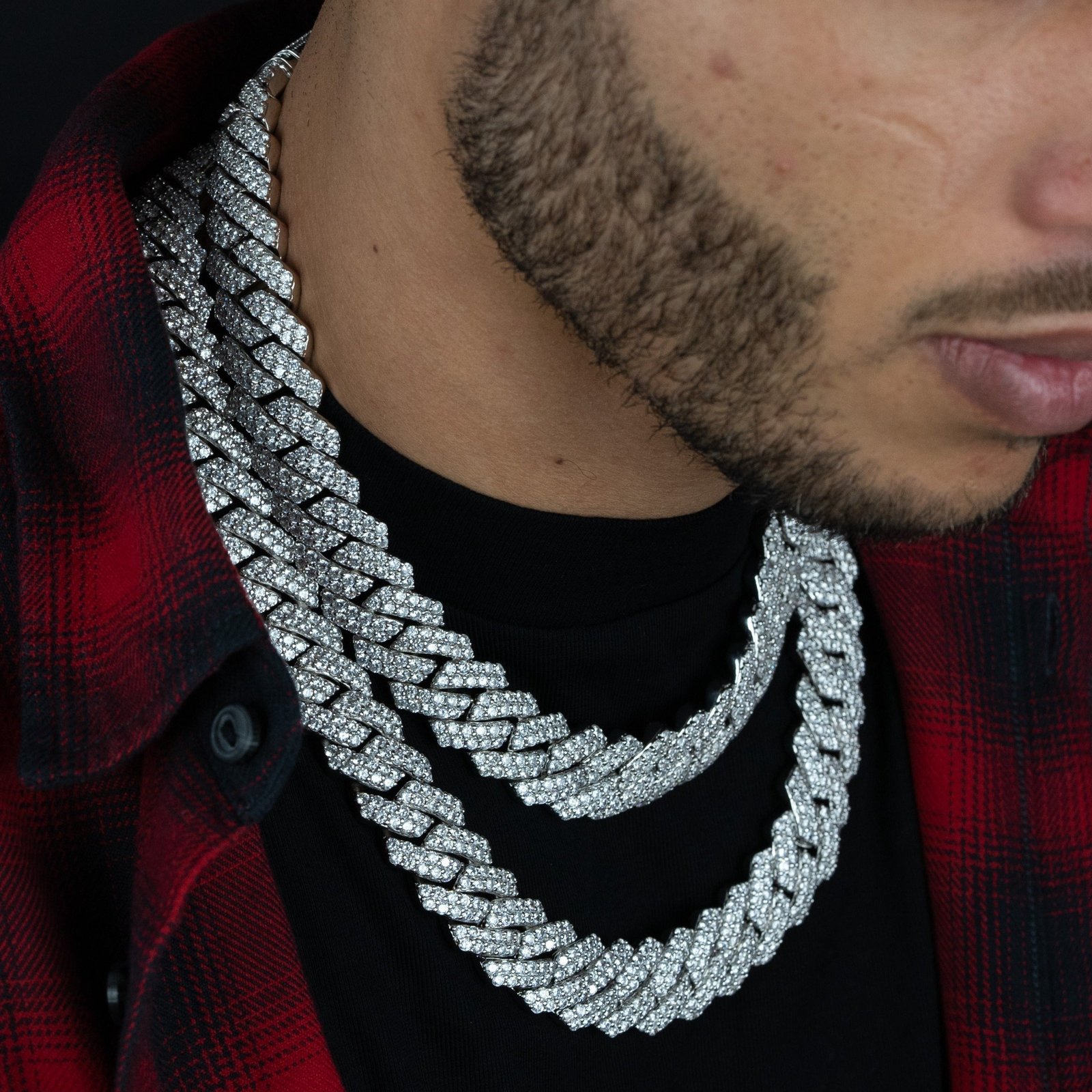19mm Silver Prong Chain
